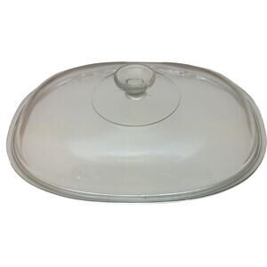 PYREX DC1 1/2-C A26 Oblong Clear Casserole Replacement Lid 11" x 8.5"